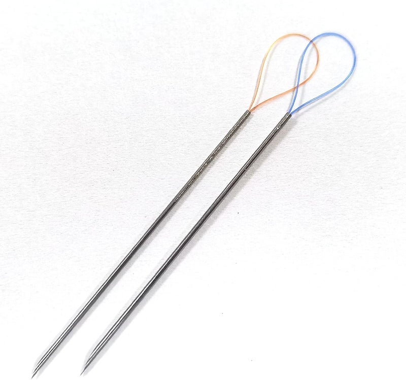 QidaiaLuck Snag Nab It 2 Pcs Magic Needle Snag Repair Tool, Ultimate Hand Quilting Stitching Needle for Knits & Woven - Image 1